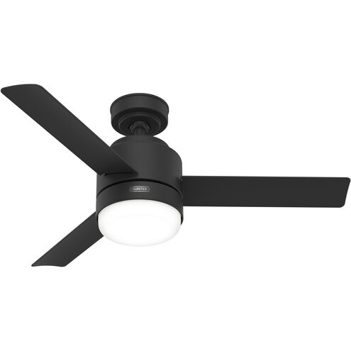 Gilmour 44 inch Matte Black Outdoor Ceiling Fan