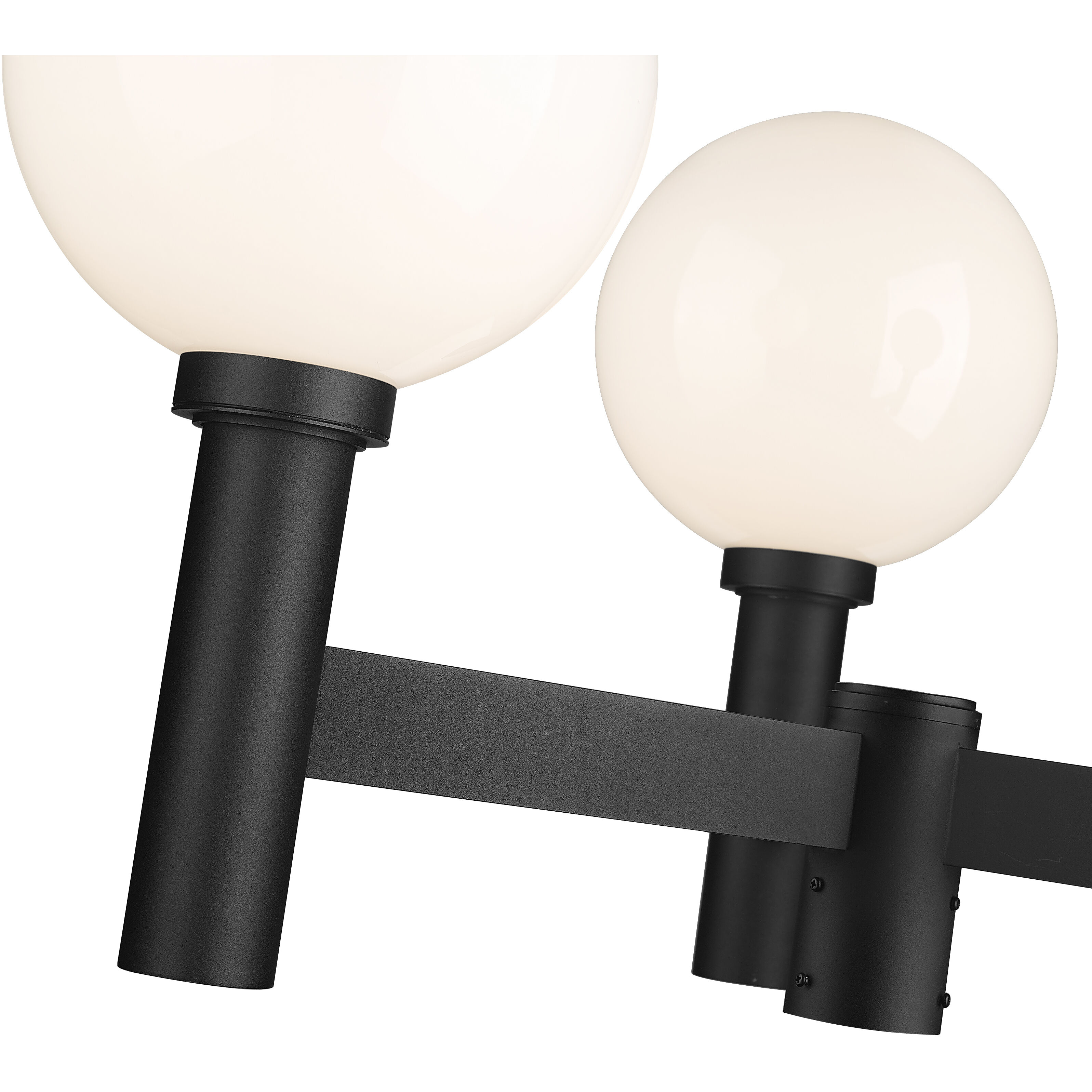 Laurent 3 Light 39 inch Black Outdoor Post Mount Fixture