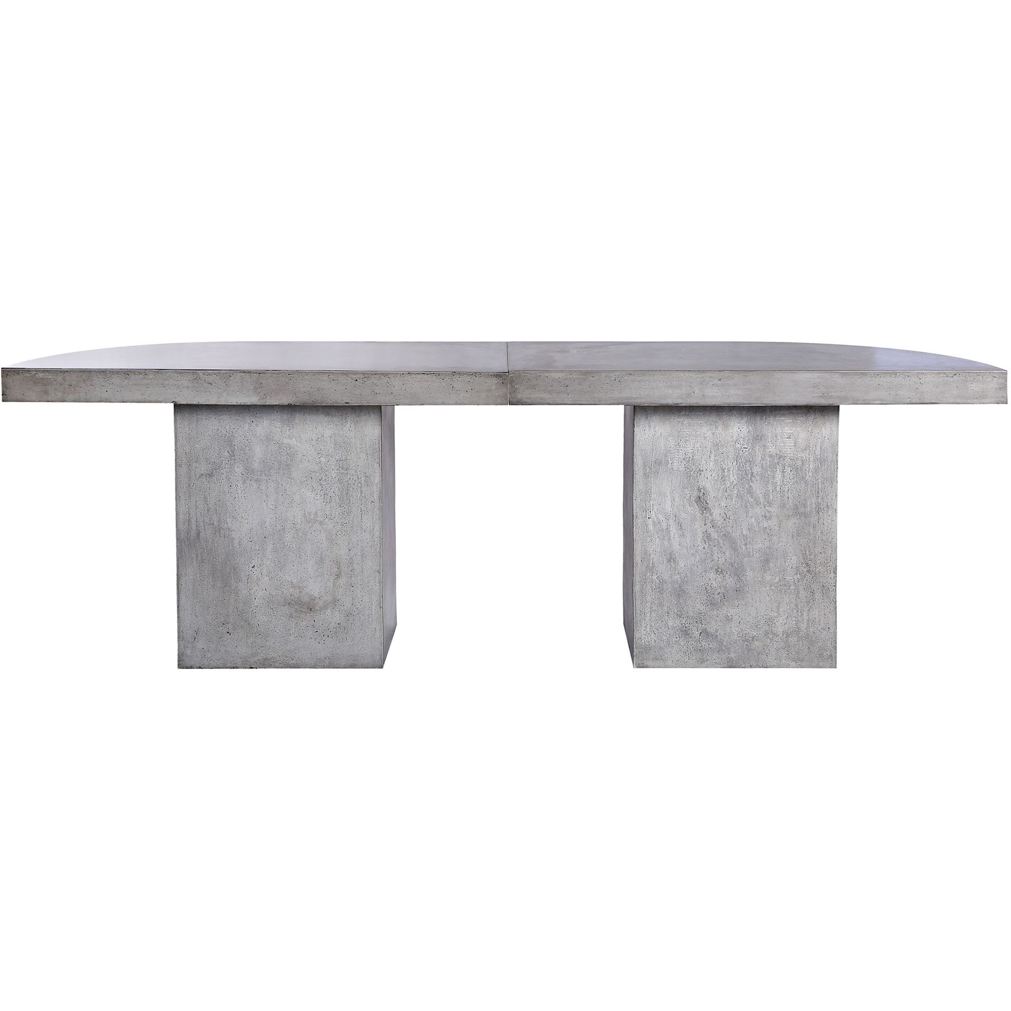 Millfield Polished Concrete Outdoor Bar in Left Side