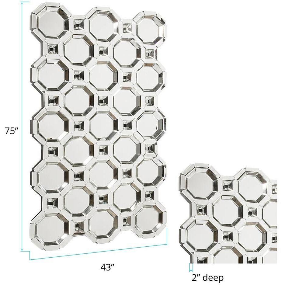 Crawford 75 X 43 inch Mirrored Floor Mirror