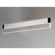 iBar LED 61.5 inch Brushed Aluminum Linear Pendant Ceiling Light