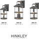 Estate Series Lakehouse Outdoor Wall Mount Lantern in Aged Zinc, Non-LED