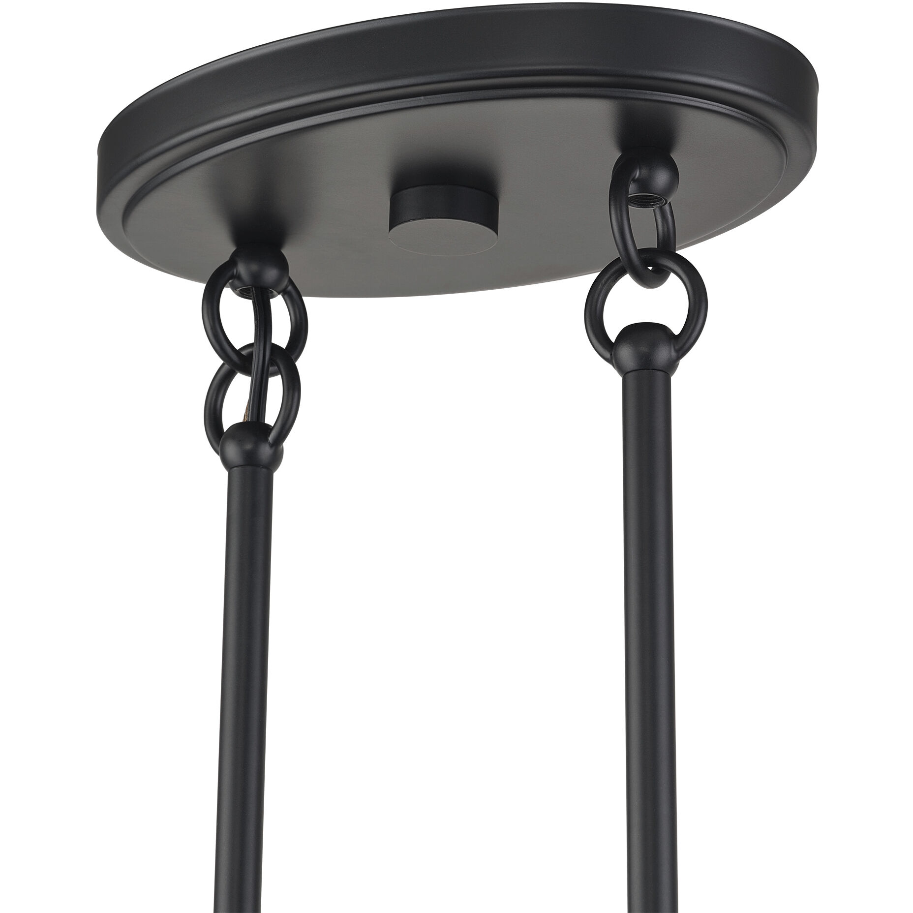 Weavington 4 Light 36 inch Black Linear Chandelier Ceiling Light, Large