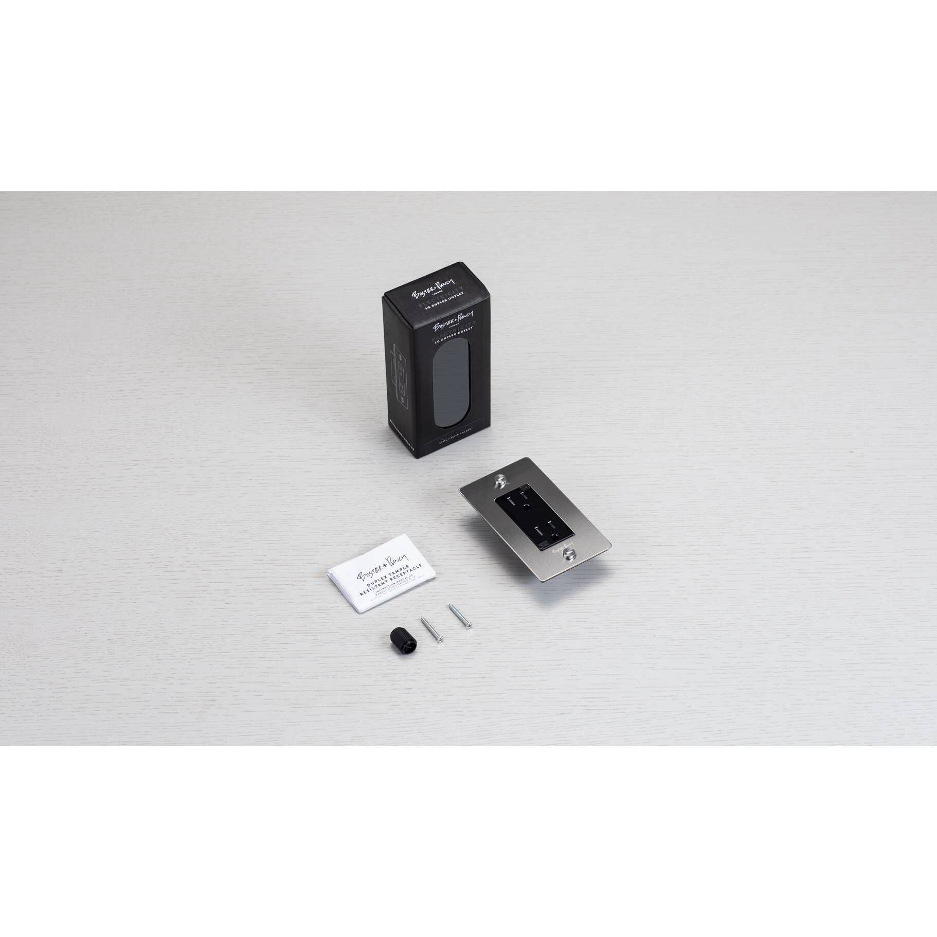 1G Duplex 125 White Outlet