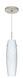 Suzi 1 Light Satin Nickel Pendant Ceiling Light in Carrera Glass, Incandescent