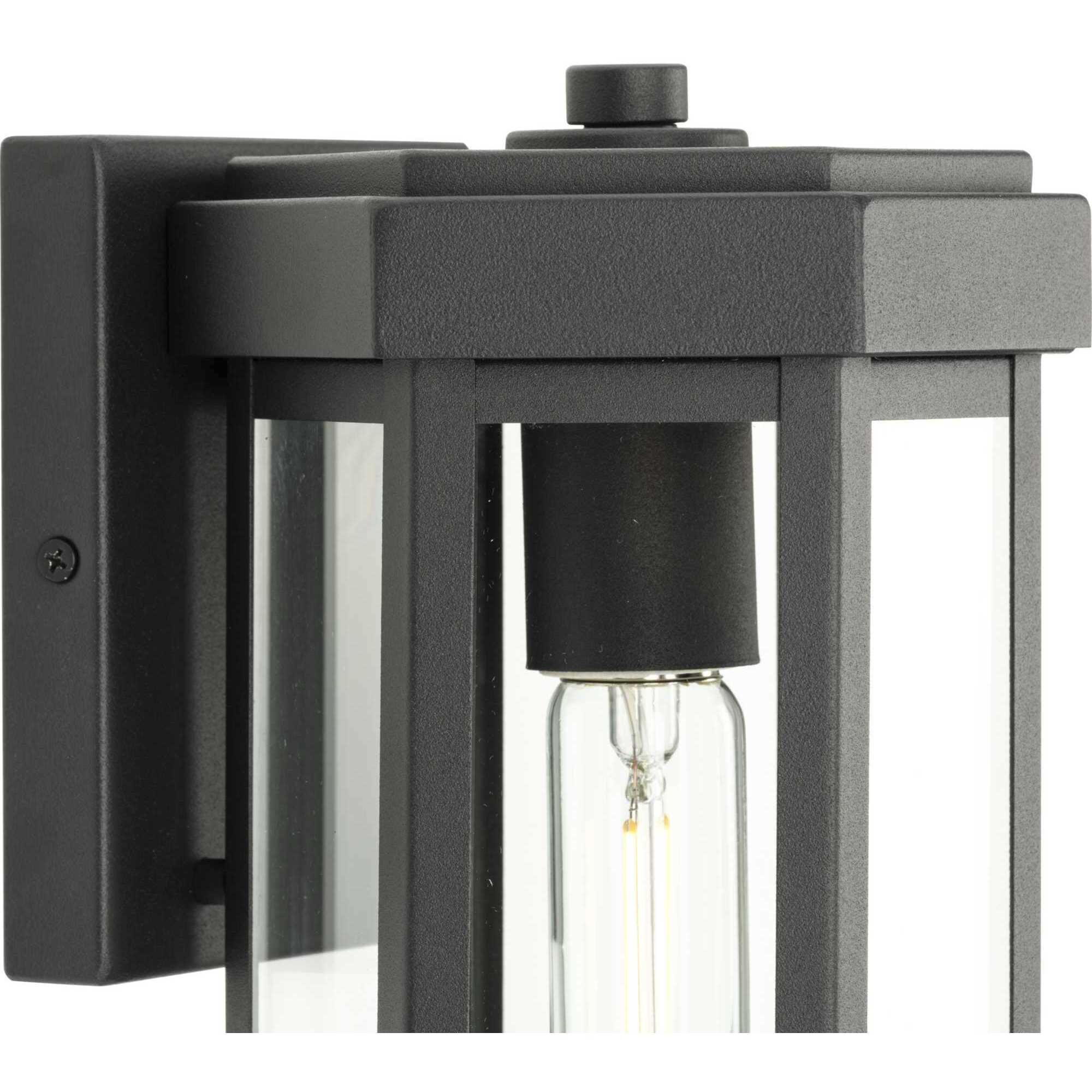 Ramsey 1 Light 12.5 inch Textured Black Wall Lantern