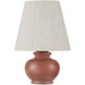 Piccolo 9 inch 25 watt Natural Rose Mini Table Lamp Portable Light