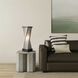 Torque 24 inch 40.00 watt Satin Nickel and Espresso Table Lamp Portable Light