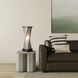 Torque 24 inch 40 watt Satin Nickel and Espresso Table Lamp Portable Light