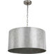Ancram 3 Light 20 inch Vintage Silver Pendant Ceiling Light