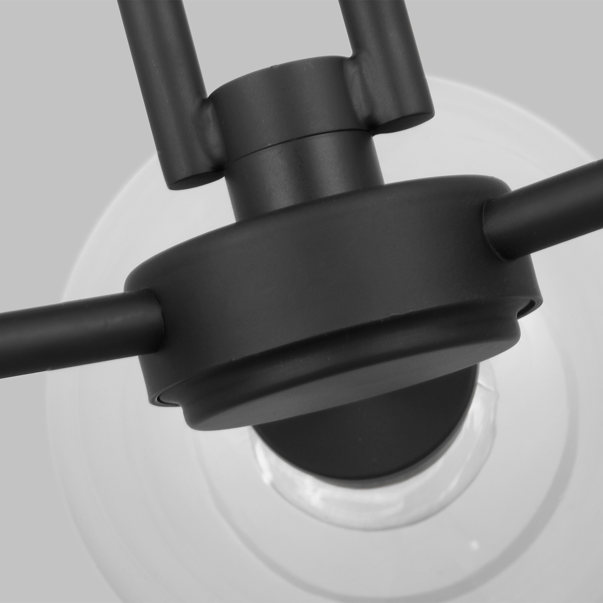 Codyn 3 Light 22 inch Midnight Black Semi-Flush Convertible Pendant Ceiling Light