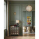 Polyhedron 1 Light 20.5 inch Antique Brass Pendant Ceiling Light, Medium