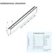 LIN LED 48 inch Black Indoor Linear Pendant Ceiling Light