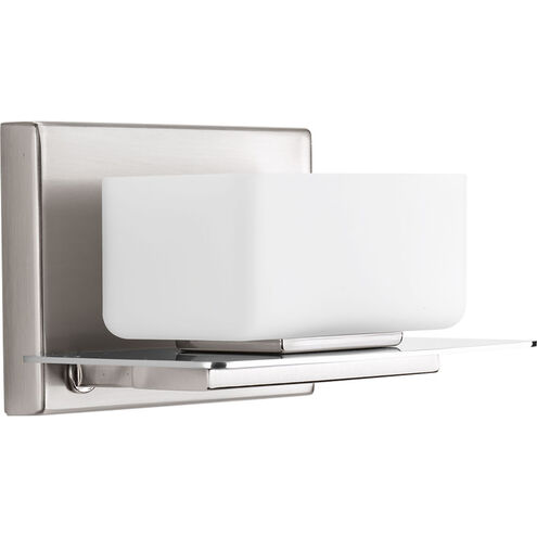 Rush 1 Light 9 inch Brushed Nickel Bath Vanity Wall Light