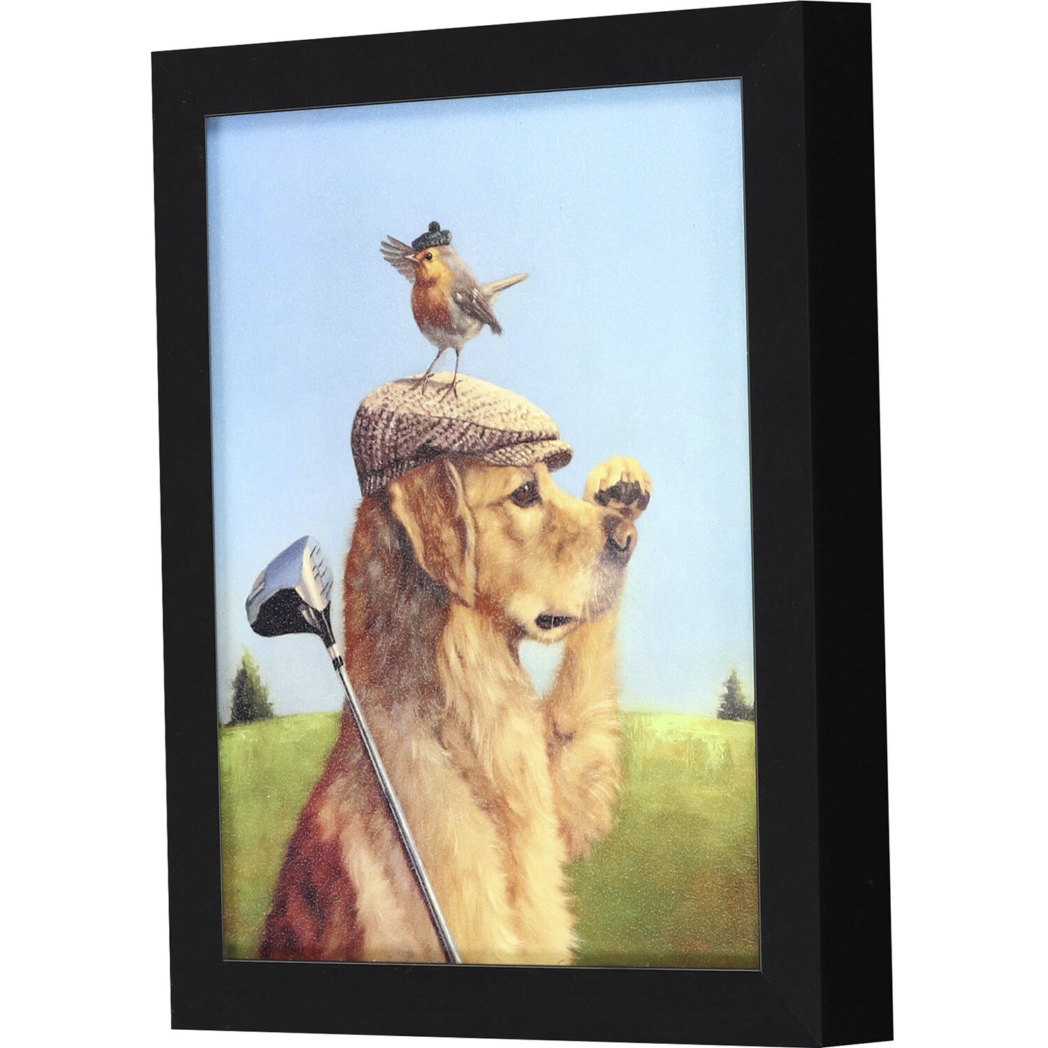 Animals 11 X 9 inch Non-Glass Framed Art, Propac