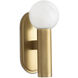 Dion LED 5 inch Natural Brass Wall Sconce Wall Light