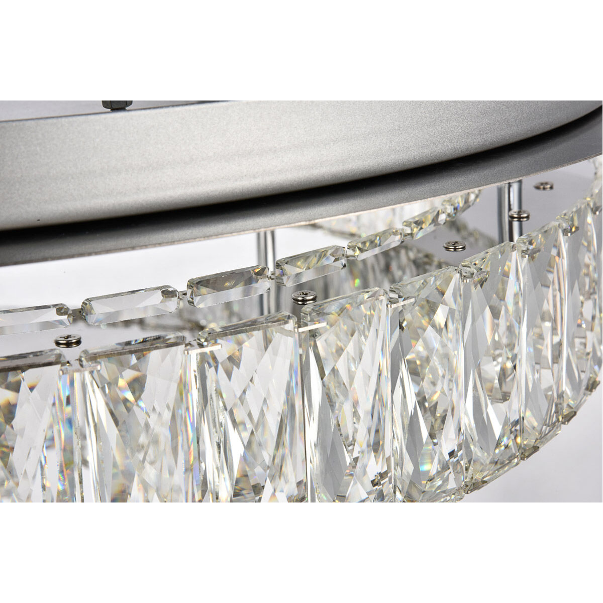 Monroe LED 26 inch Chrome Flush Mount Ceiling Light