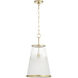 Providence 1 Light 22 inch Aged Brass Pendant Ceiling Light