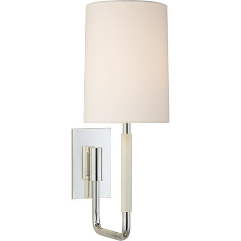 Visual Comfort Signature Collection Barbara Barry Clout 1 Light 5.25 inch Soft Silver Sconce Wall Light, Small BBL2132SS-L - Open Box