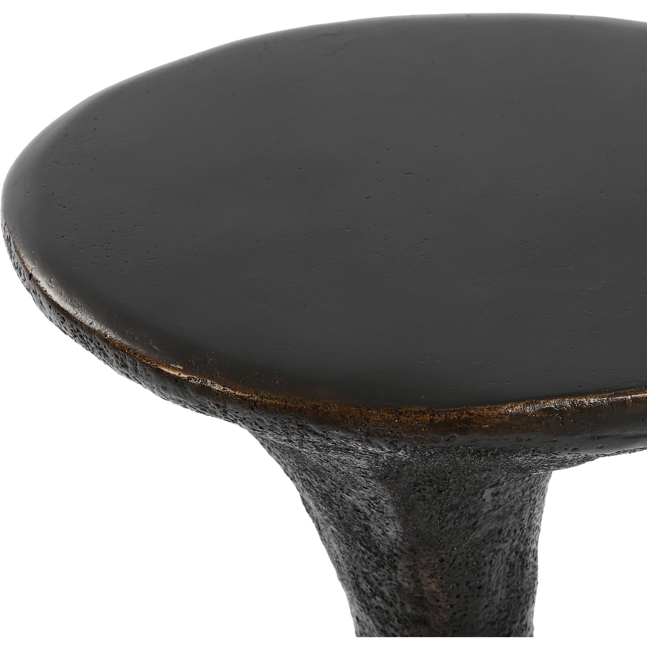 Milan 22 X 11.75 inch Bronze Outdoor Drink Table
