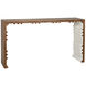 Nelson 60 X 14 inch Dark Walnut with White Console