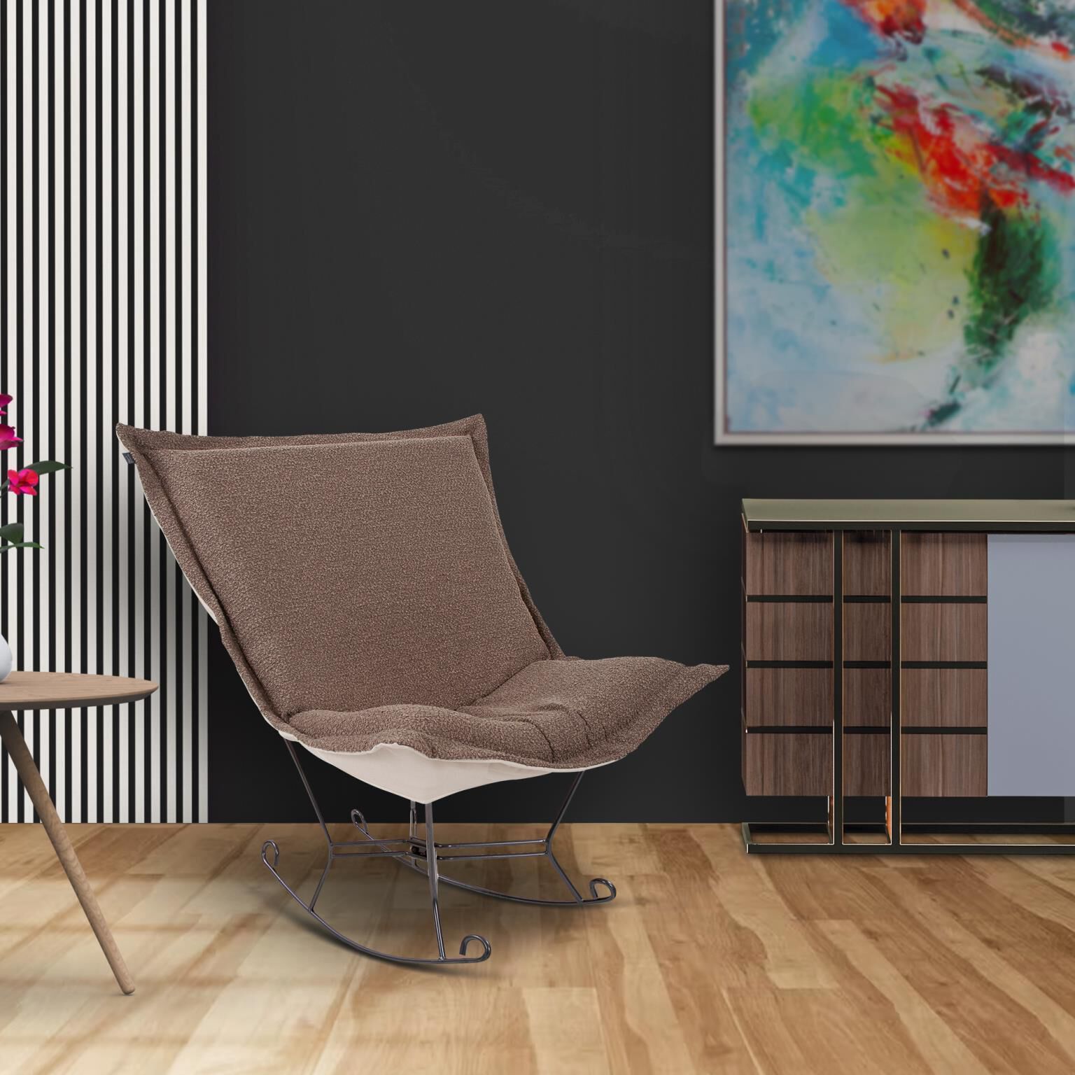 Barbet Chocolate and Natural Rocker