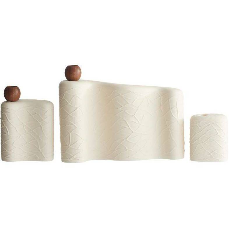 Hesner 10 X 4 inch Candleholders, Set of 3