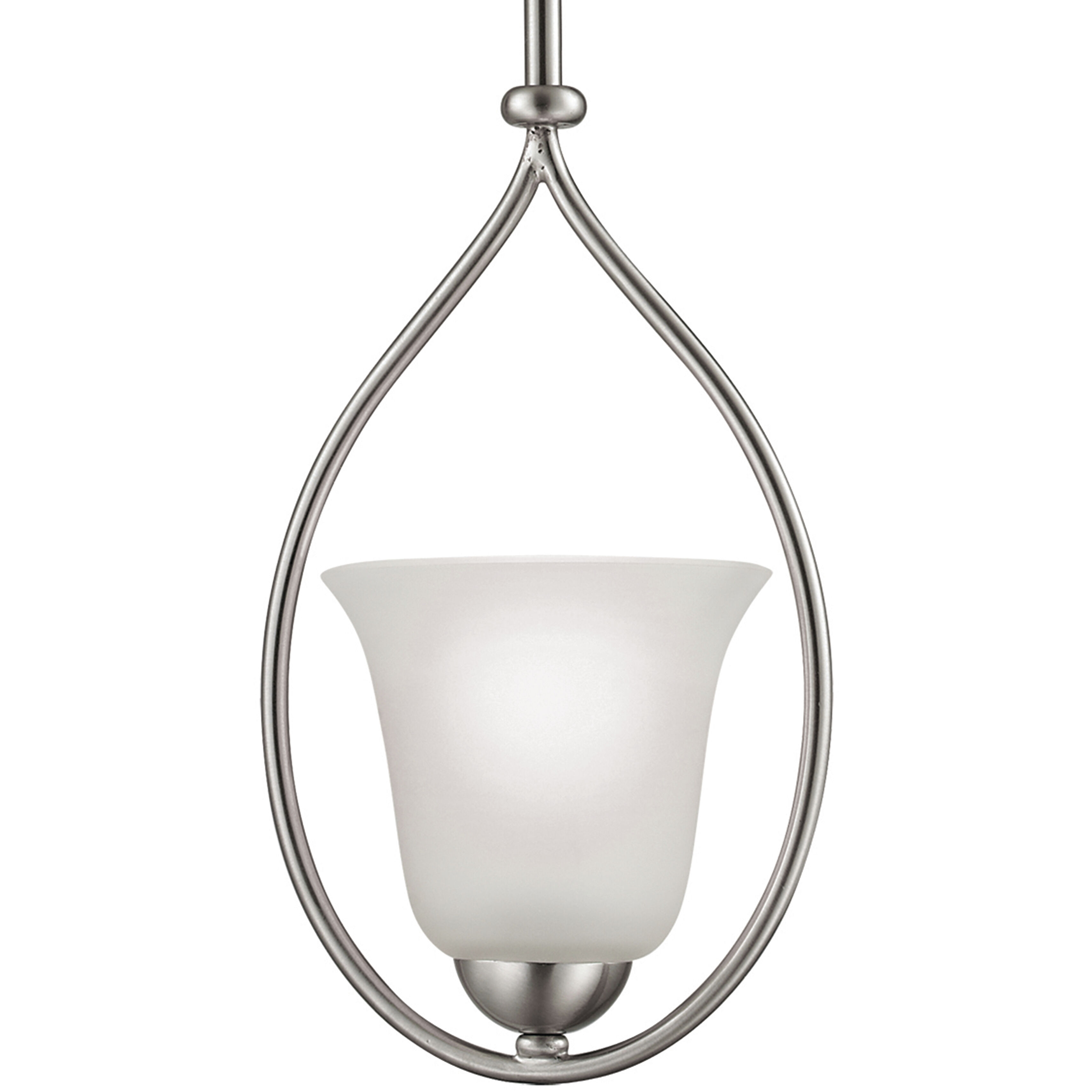 Conway 1 Light 8 inch Brushed Nickel Mini Pendant Ceiling Light