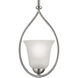 Conway 1 Light 8 inch Brushed Nickel Mini Pendant Ceiling Light