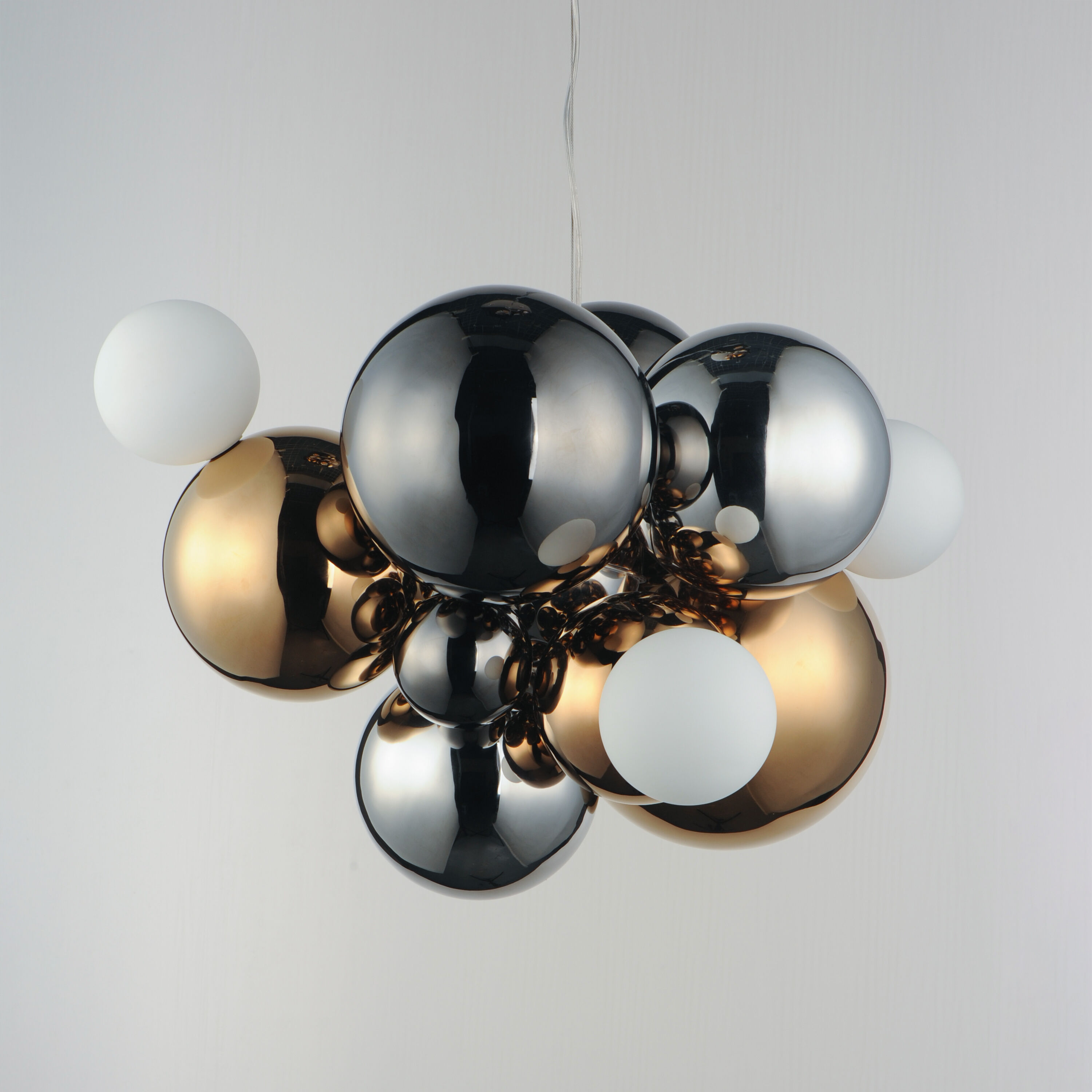 Stormy LED 21 inch Multi-Plated Multi-Light Pendant Ceiling Light