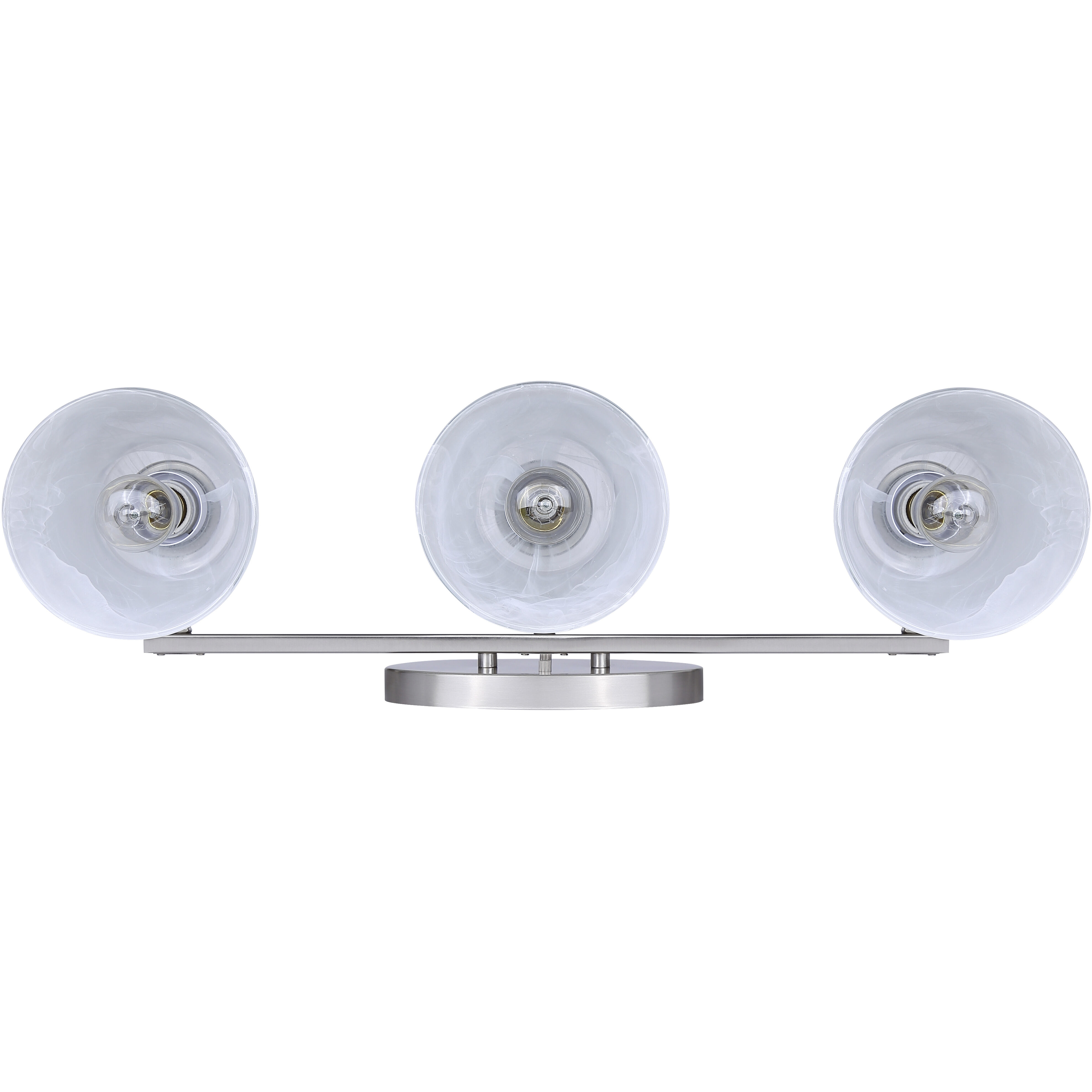Luelle 3 Light 25 inch Brushed Nickel Vanity Light Wall Light
