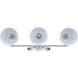 Luelle 3 Light 25 inch Brushed Nickel Vanity Light Wall Light