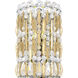 Sarella 2 Light 7 inch Heirloom Gold Bath Vanity & Wall Light in Radiance