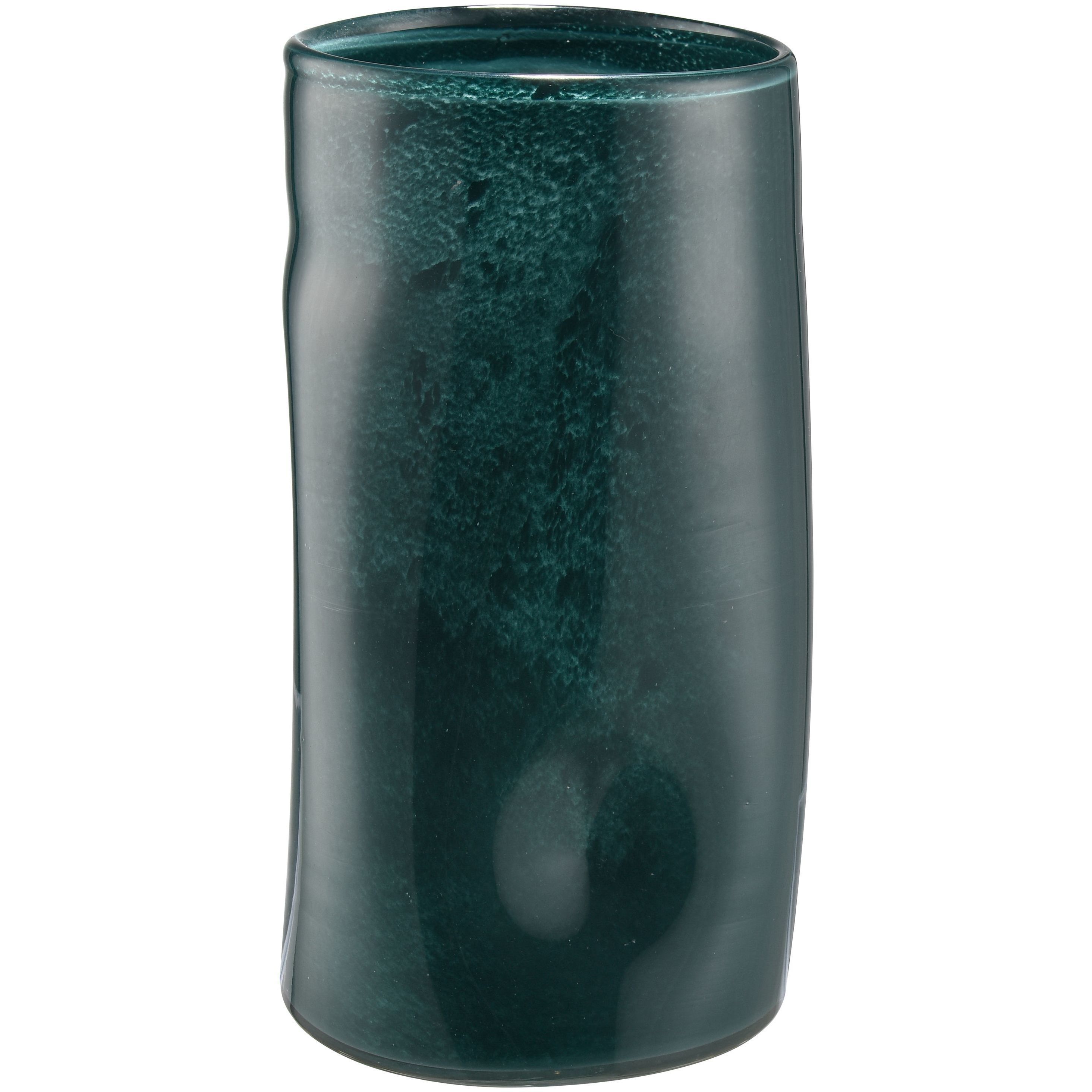 Alina 12 X 6 inch Vase in Dark Green