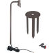 Miniature 12 7 watt Bronze Path Lighting in 2700K, Path and Area Light, WAC Landscape