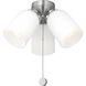 Emile LED Brushed Nickel Fan Light Kit