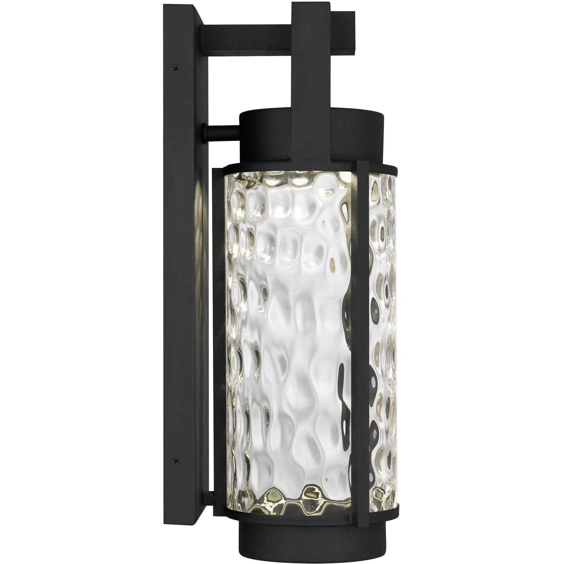 Winston LED 17 inch Sand Black Outdoor Wall Sconce