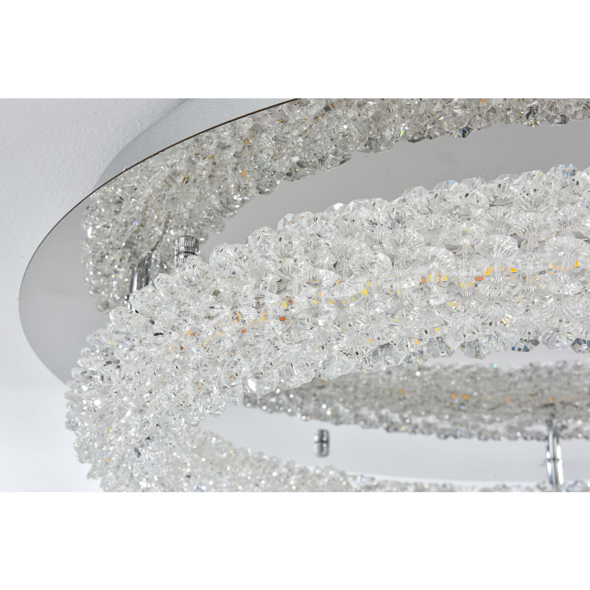 Bowen 1 Light 22 inch Chrome Flush Mount Ceiling Light