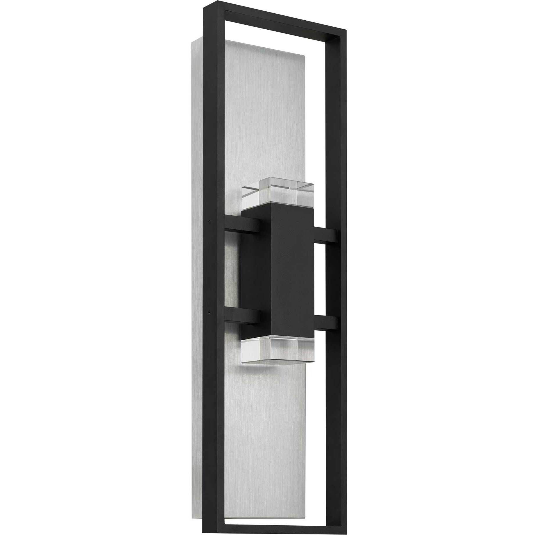 Mars LED 24 inch Sand Black Outdoor Wall Sconce