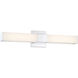 Vantage LED Chrome Wall Sconce Wall Light, Square