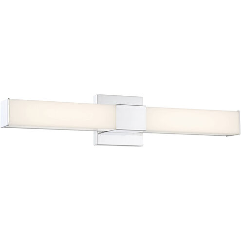 Vantage LED Chrome Wall Sconce Wall Light, Square