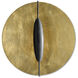 Pinders 1 Light 20 inch Contemporary Gold Leaf/French Black Wall Sconce Wall Light