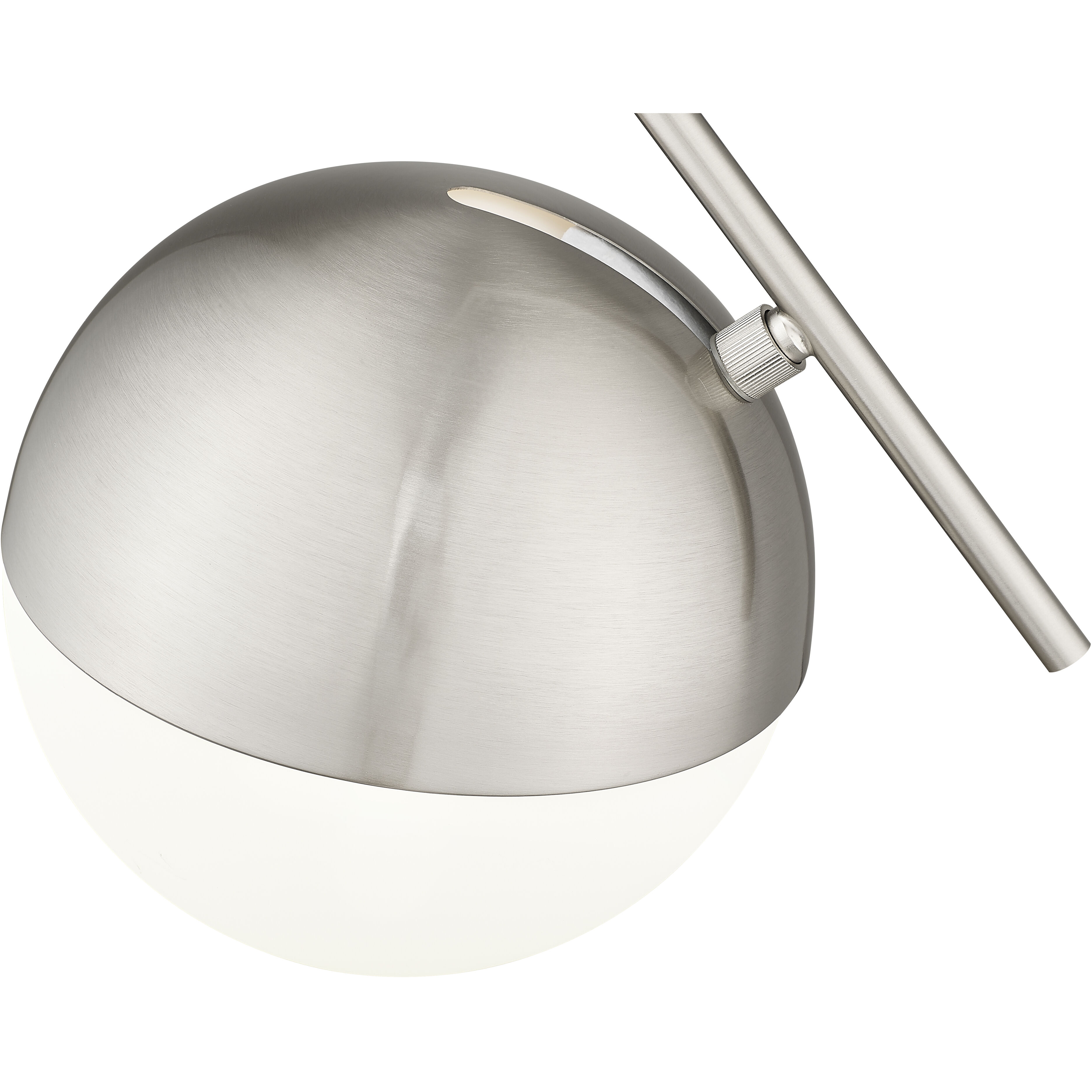 Realm Sphere 1 Light 10.75 inch Brushed Nickel Pendant Ceiling Light