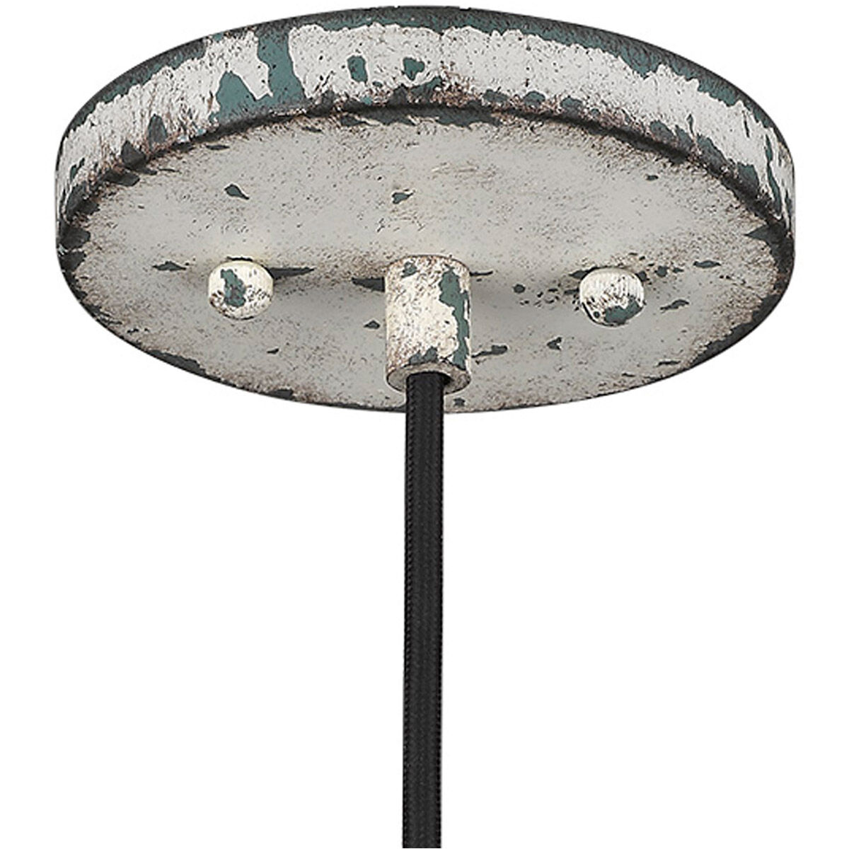 Iris 1 Light 8 inch Aged Ivory Pendant Ceiling Light