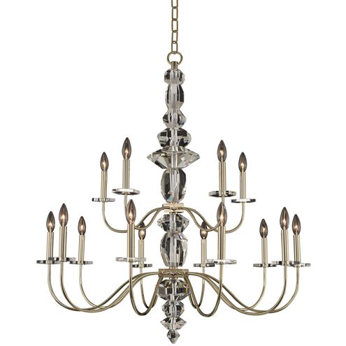 Bolivar 15 Light 38 inch Champagne Gold Chandelier Ceiling Light