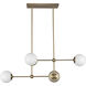 Alora Mood Fiore 4 Light 16.63 inch Brushed Gold Chandelier Ceiling Light