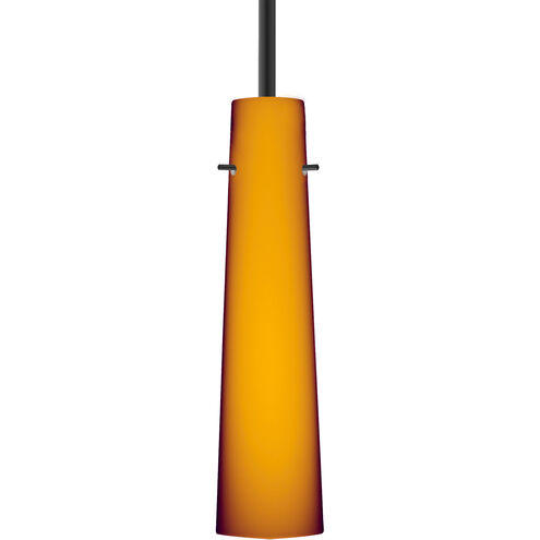 Camino 1 Light Black Stem Pendant Ceiling Light