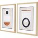 Abstract Collection Blue Framed Art