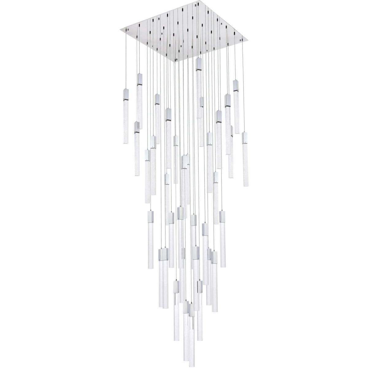 Weston 36 Light 42 inch Chrome Pendant Ceiling Light