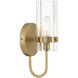 Brook 1 Light 4.75 inch Brass Bath Vanity Light Wall Light